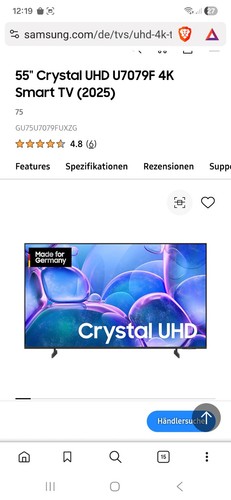 Neu samsung uhd u7079f - neu,